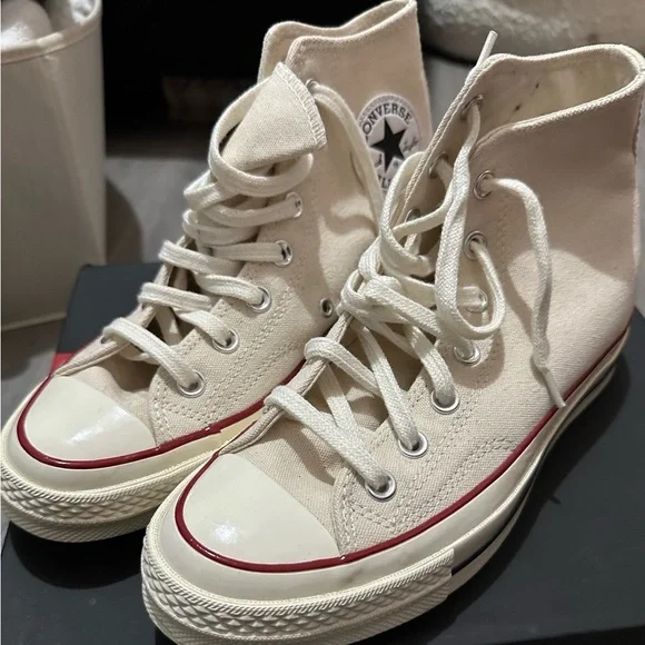 Chuck 70 Canvas Parchment/Garnet/Egret - Picture 2 of 8